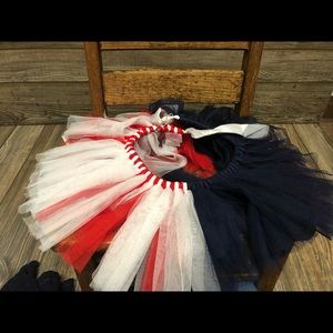 Red whit & blue tutu